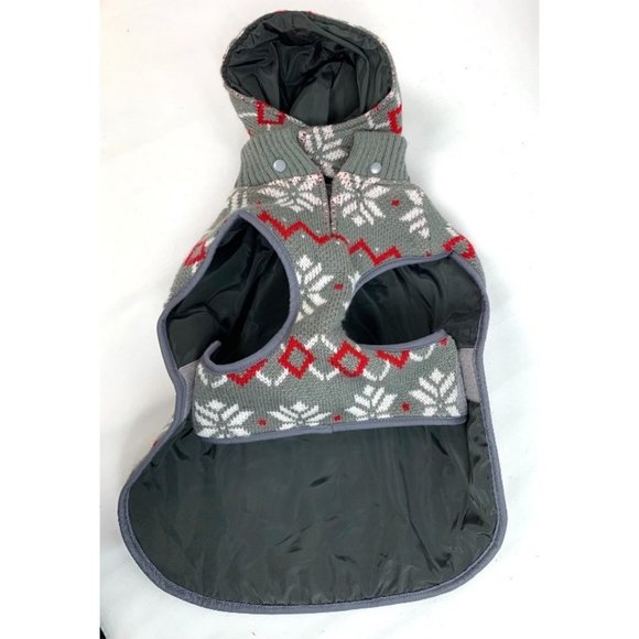 Dogo Reversible Dog Trench Coat in size L 15", NWT - Picture 2 of 4